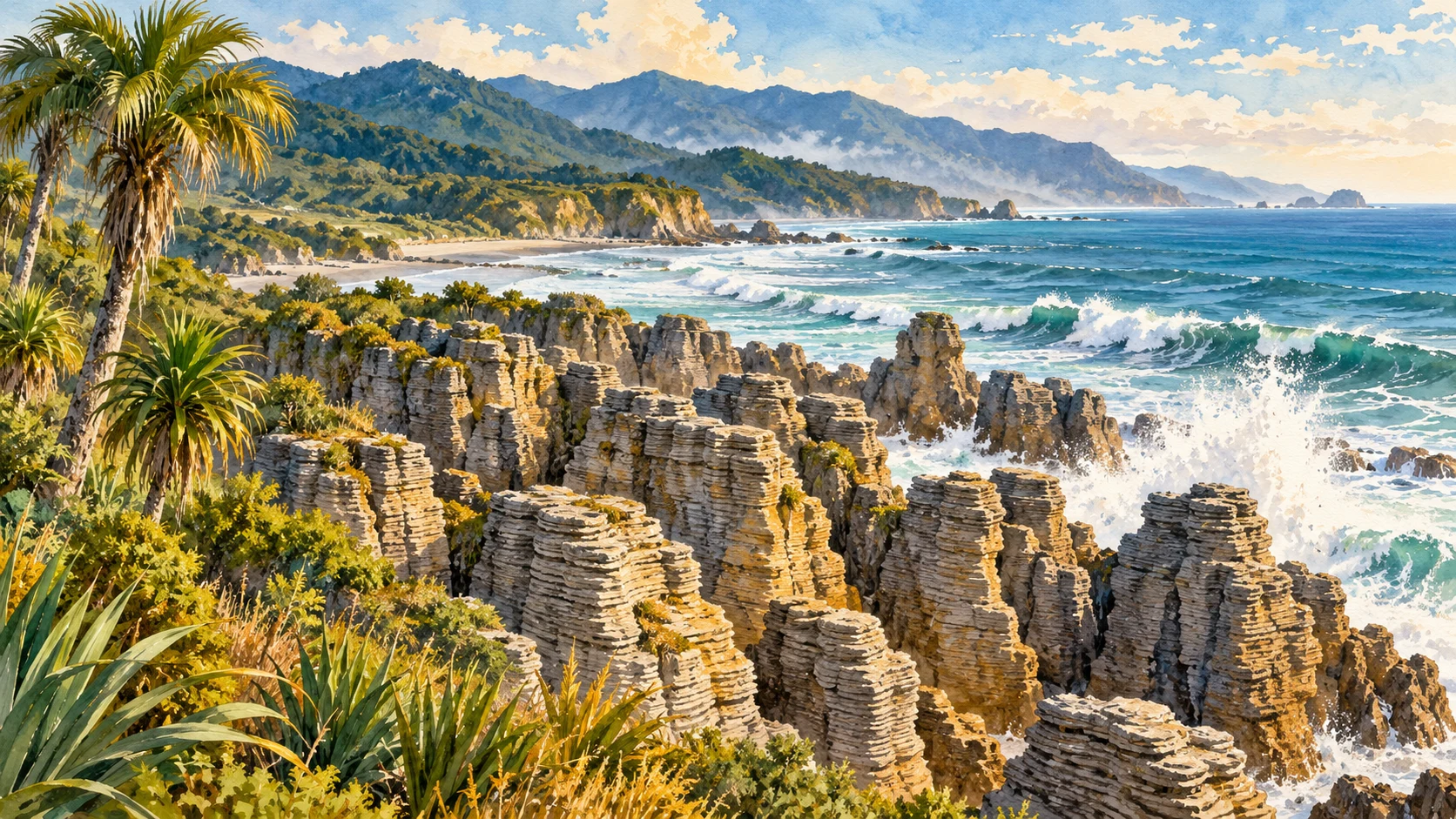 Punakaiki Pancake Rocks