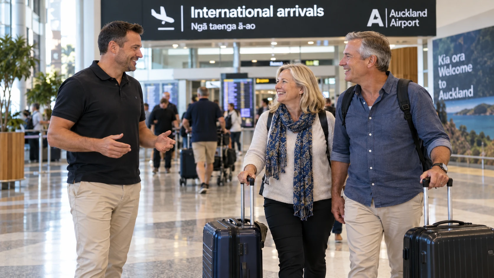 Meet you in arrivals — Auckland Airport