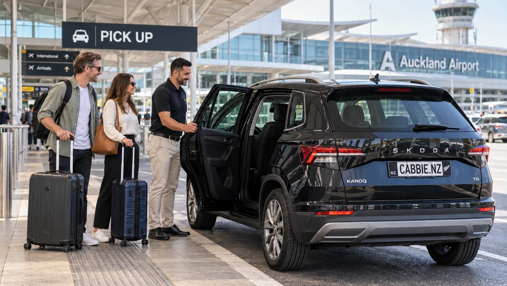 Airport pickup — Auckland Airport
