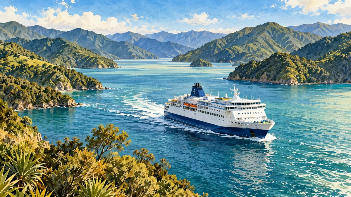 Cook Strait Ferry — illustration