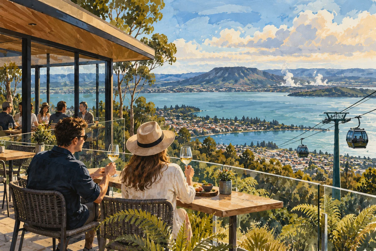 Volcanic Hills Winery, Rotorua — illustration